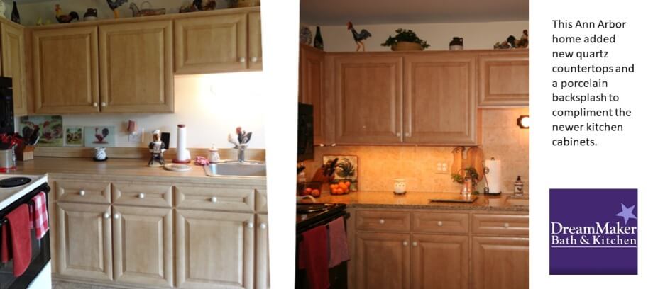 Can I replace my countertops and keep my existing cabinets?